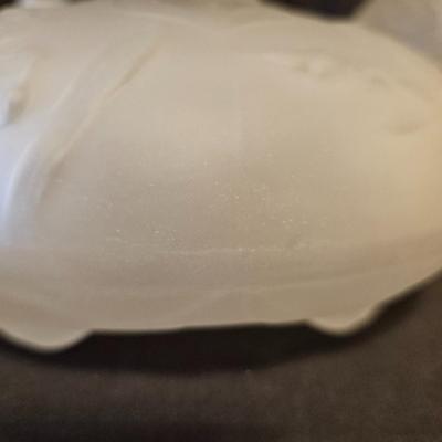 Vintage Opalescent Embossed Glass Oil Lamp & More (BD-JS)