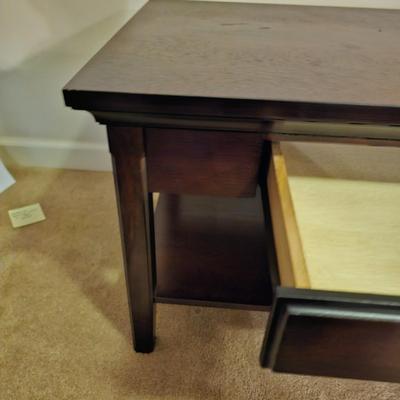 Dark Wood Coffee Table w/Drawer (BD-JS)