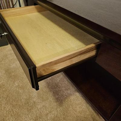 Dark Wood Coffee Table w/Drawer (BD-JS)