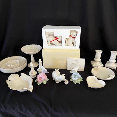 Large Assortment of Lenox Serving Ware Plus Figurines (LR-RG)