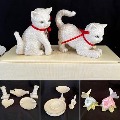 Large Assortment of Lenox Serving Ware Plus Figurines (LR-RG)