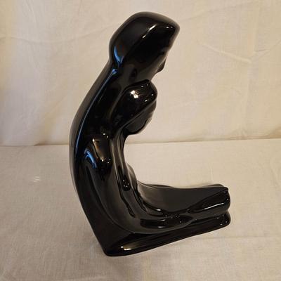Black Ceramic 'Lovers Rendezvous' Sculpture (BD-JS)