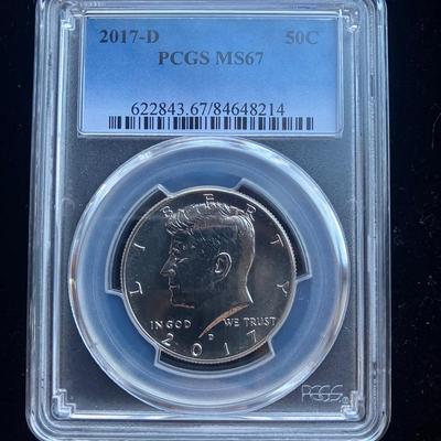 2017-D Kennedy Half Dollar PCGS MS67