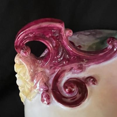 Large Hand Painted Porcelain Chrysanthemum Vase (LR-RG)