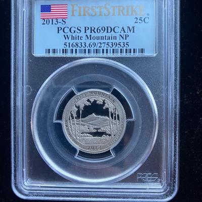 2013-S White Mountain National Park Quarter PCGS PR69DCAM First Strike