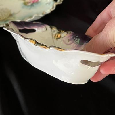 R.S. Prussia & More Porcelain Celery/Serving Dishes (LR-RG)