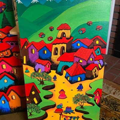 Rossmary Val Verde (Peruvian, b. 1960s) 17 ½ × 36 ½ in