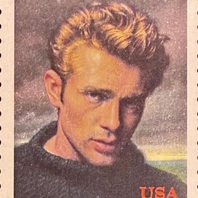 Sale Photo Thumbnail #383: Scott #3082 James Dean Single Stamp. In new, unused condition.