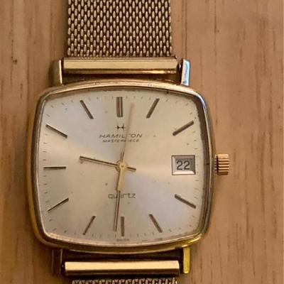 Hamilton Masterpiece 10K Gold-Filled Vintage Quartz Watch – Serviced, Ready to Wear