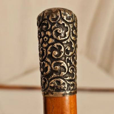 Quartet of Wood/ Metal Walking Canes (BD-JS)