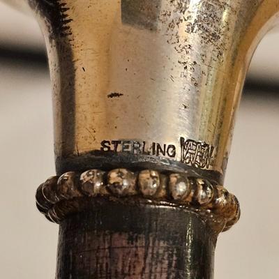 Quartet of Wood/ Metal Walking Canes (BD-JS)