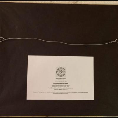 Winslow Homer Key West Seascape Prints – Framed Pair – Metropolitan Museum of Art