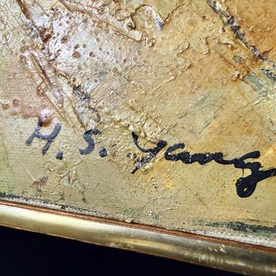 Original H.S. Yang Oil Painting
