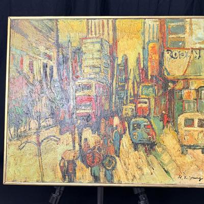 Original H.S. Yang Oil Painting