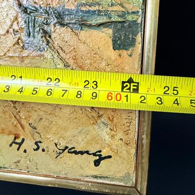 Original H.S. Yang Oil Painting
