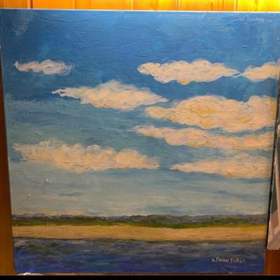 Original Coastal Paintings – Pair (32×32 & 24×30)