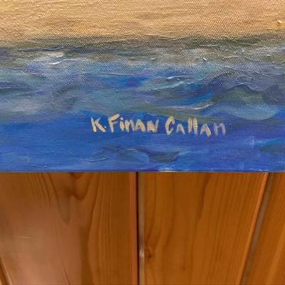 Original Coastal Paintings – Pair (32×32 & 24×30)