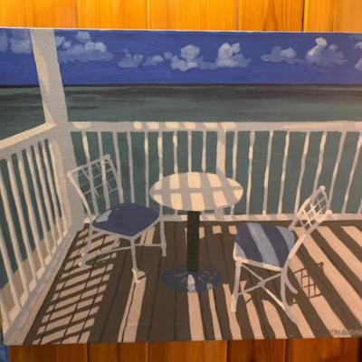 Original Coastal Paintings – Pair (32×32 & 24×30)