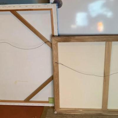 Original Coastal Paintings – Pair (32×32 & 24×30)