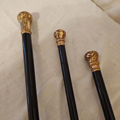 Three Fancy Gentlemen's Walking Sticks (BD-JS)