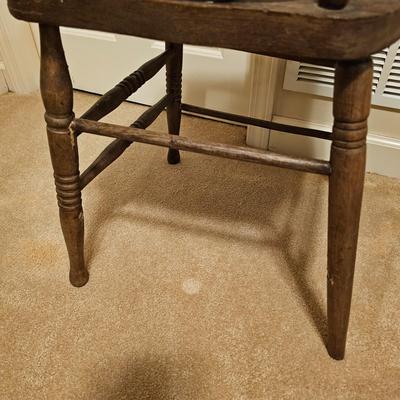 Vintage Pressback Oak Chair (BD-JS)