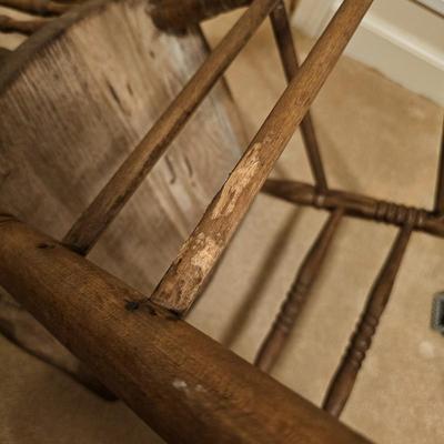 Vintage Pressback Oak Chair (BD-JS)