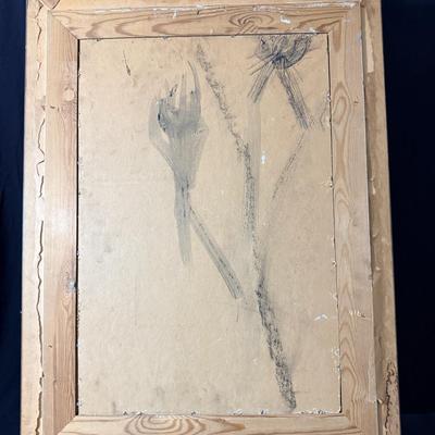 Signed Pastel & Charcoal Original