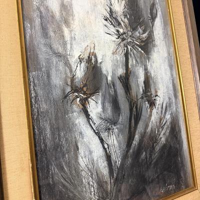 Signed Pastel & Charcoal Original