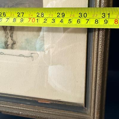 Dutch Etching - Artist Signed