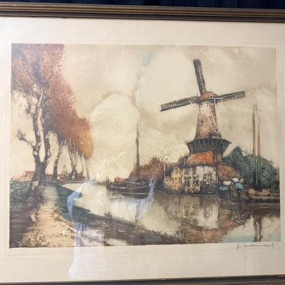 Dutch Etching - Artist Signed