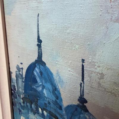 Antonio De Vity - Paris Street Scene c1960's