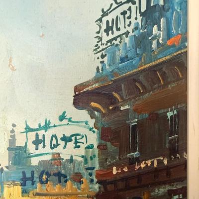 Antonio De Vity - Paris Street Scene c1960's