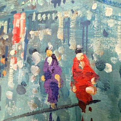 Antonio De Vity - Paris Street Scene c1960's