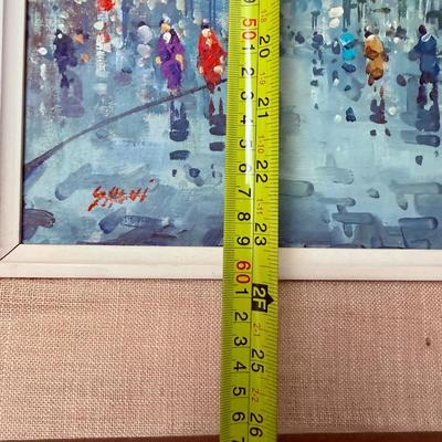 Antonio De Vity - Paris Street Scene c1960's