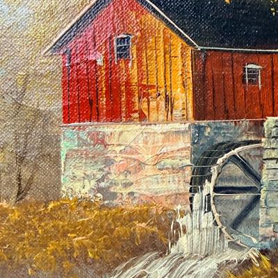 Robert Moore Original - River Mill Scene