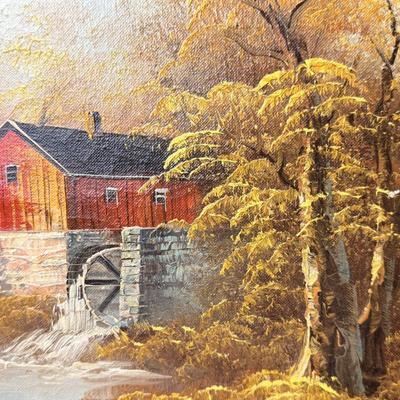 Robert Moore Original - River Mill Scene
