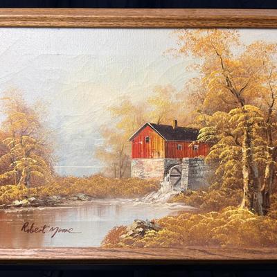 Robert Moore Original - River Mill Scene
