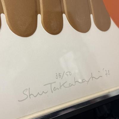 Japanese Mid Century Artist - Shu Takahashi (1930-1987) Mid-Century Signed/Numbered