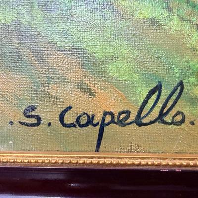 S. Capello Impressionist Oil Landscape