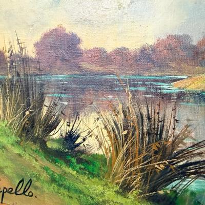 S. Capello Impressionist Oil Landscape