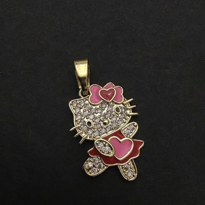 Cute hello Kitty, crystal rhinestone pendant