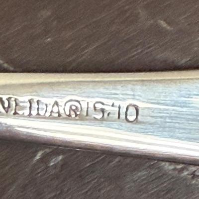 Sale Photo Thumbnail #89: In mostly unused condition and still in their packages. Qty: 5 Serving Pieces, 12 small forks, 12 big forks, 11 small spoons (missing 1) , 12 big spoons, land 12 knives.