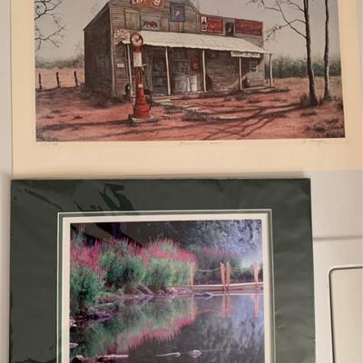 Signed & Numbered Print Lot (6 pieces) — florals, architecture, photography