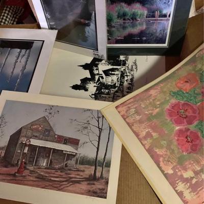Signed & Numbered Print Lot (6 pieces) — florals, architecture, photography