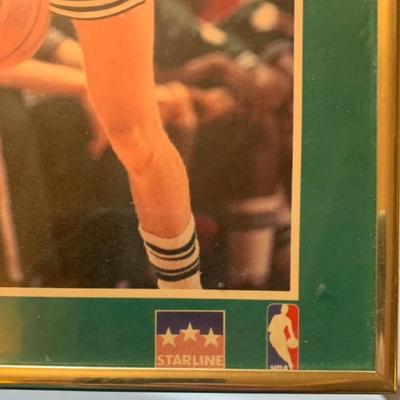 Larry Bird Boston Celtics Framed Vintage NBA Photo Print