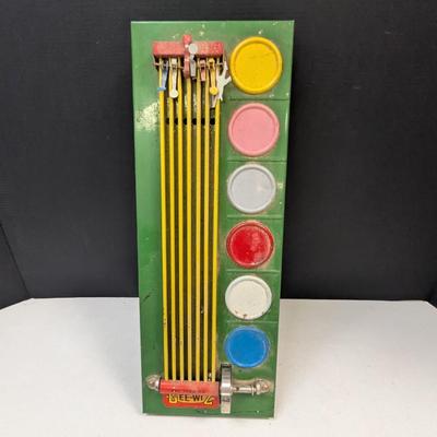 Vintage Tinplate "Gee-Wiz" Horse Racing Game