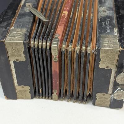 Vintage Bell Metal Reeds Accordion