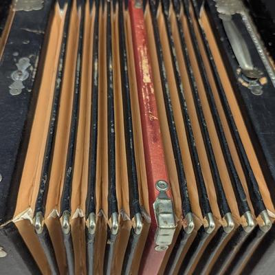 Vintage Bell Metal Reeds Accordion