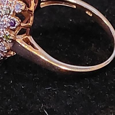 Beautiful Lab Grown Sapphire Ring