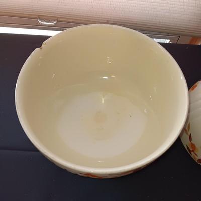 HALL CHINA JEWEL TEA AUTUMN LEAF NESTING BOWLS